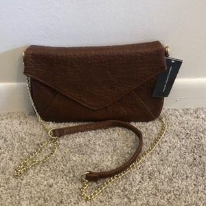 Crossbody Chain Faux Leather Purse
